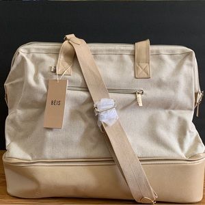 BEIS CONVERTIBLE WEEKENDER BAG | NWT | BEIGE COLOR | MAKE ME AN OFFER
